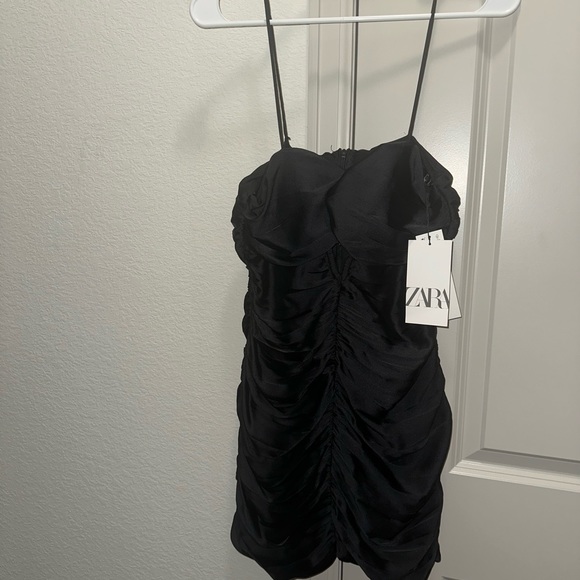 Zara Draped Mini Dress - Picture 3 of 5
